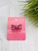 Кольцо акриловое GIRLY "Bow", fuchsia (d=1,8 см) 