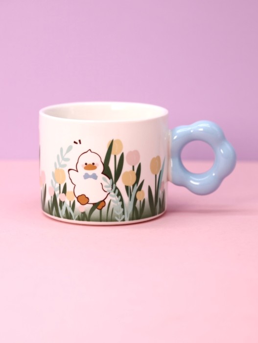 Кружка «Flower meadows», blue 