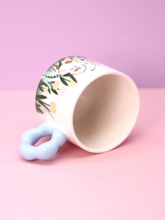 Кружка «Flower meadows», blue 