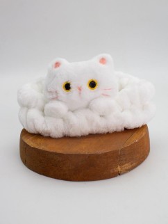 Повязка на голову GIRLY "Cat Fari", white