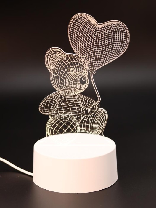 Ночник iLikeGift &quot;Bear and balloon&quot; LED, USB (9х19 см) 