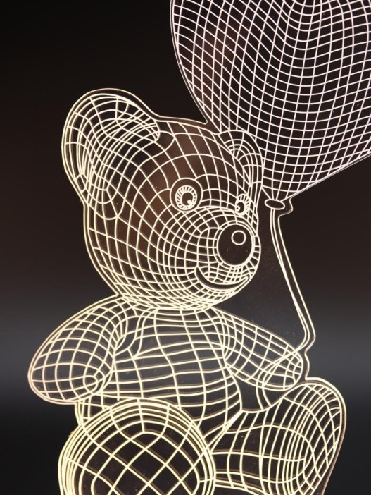 Ночник iLikeGift &quot;Bear and balloon&quot; LED, USB (9х19 см) 