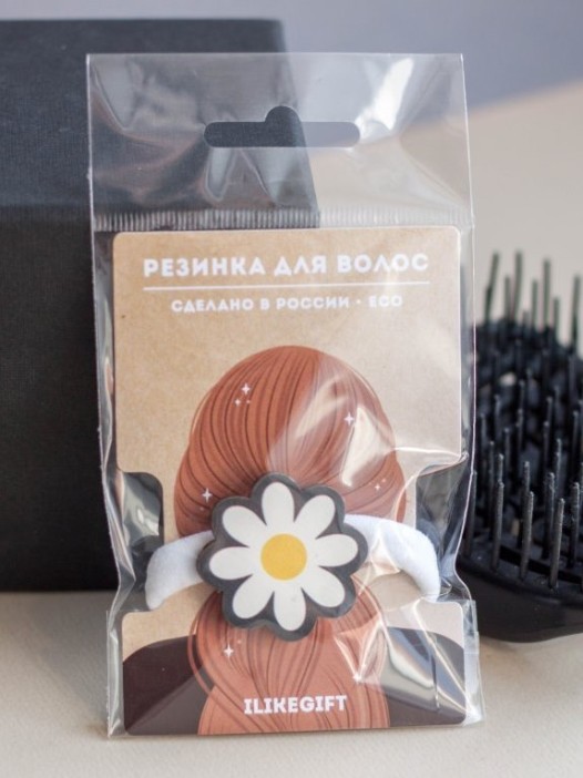 15813. Резинка для волос ECO из дерева DAISY 