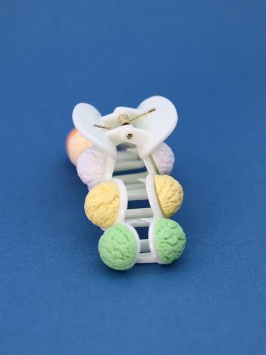 Заколка-краб GIRLY "Sweets", yellow 