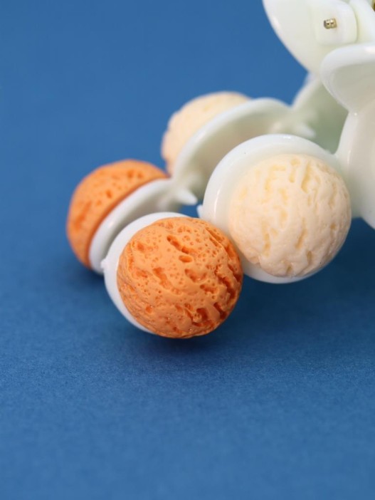 Заколка-краб GIRLY "Sweets", yellow 