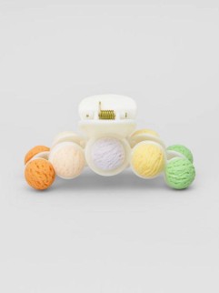Заколка-краб GIRLY &quot;Sweets&quot;, yellow
