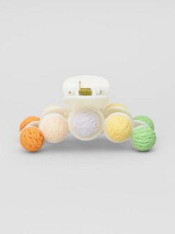 Заколка-краб GIRLY "Sweets", yellow