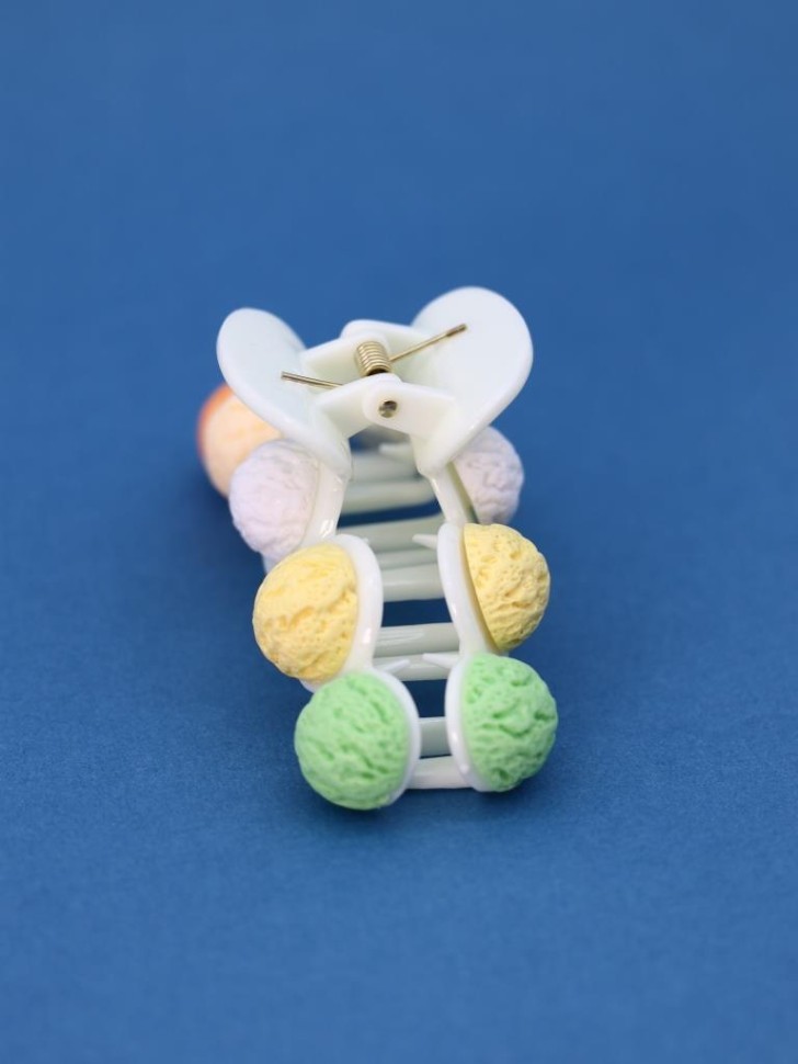 Заколка-краб GIRLY "Sweets", yellow