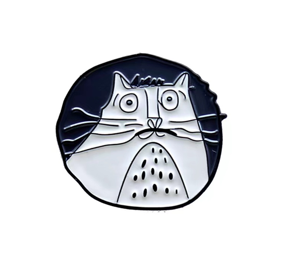 Значок &quot;The cat&#039;s horror&quot; 