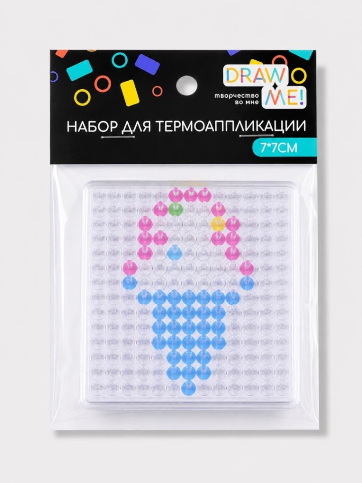 Набор для термоаппликации Draw Me! «Мороженое» 7*7 см.