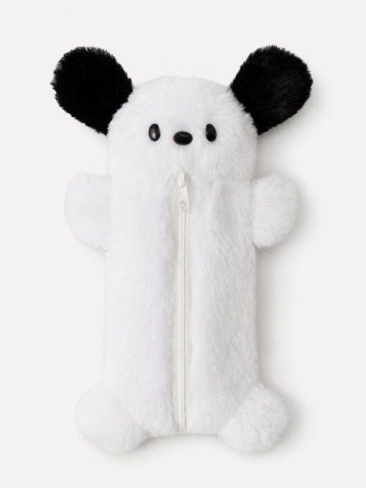 Пенал плюшевый ПО-ПЛАНУ. "Fluffy puppy", white
