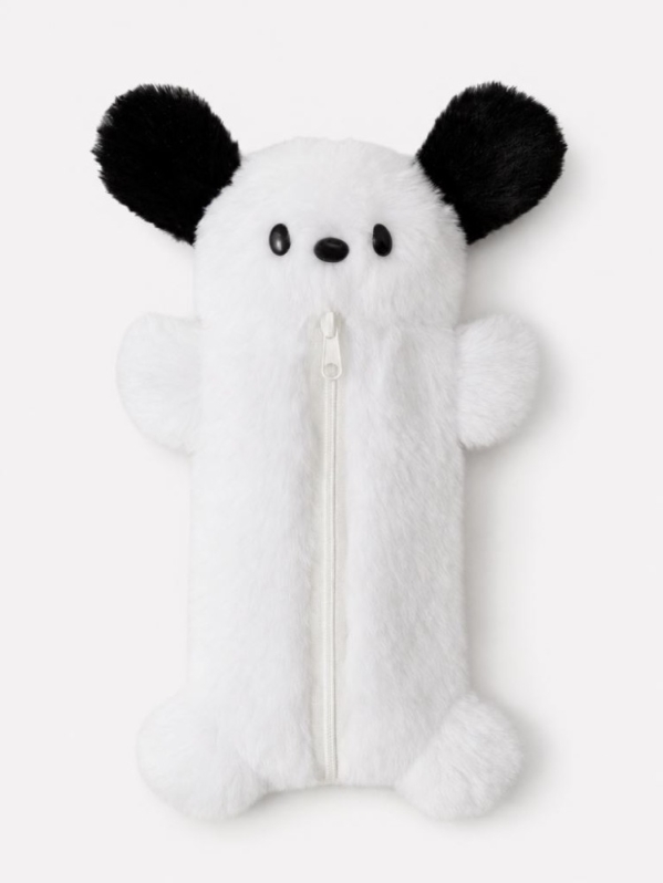 Пенал плюшевый ПО-ПЛАНУ. "Fluffy puppy", white