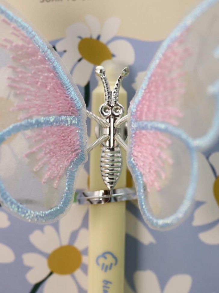 Ручка пиши-стирай "Cute butterfly", blue