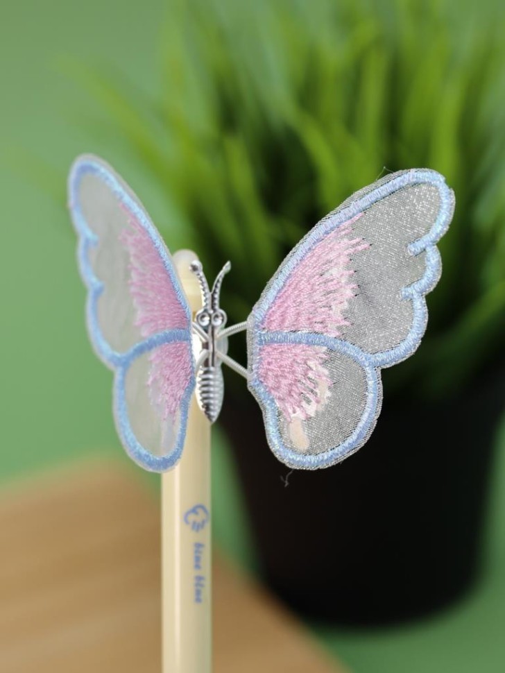 Ручка пиши-стирай "Cute butterfly", blue
