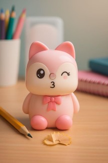 Точилка для карандашей механическая &quot;Baby fox&quot;, pink