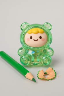 Точилка для карандашей "Girl", green