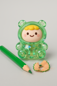 Точилка для карандашей "Girl", green