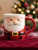Кружка керамическая iLikeGift "Дед Мороз", 410 мл