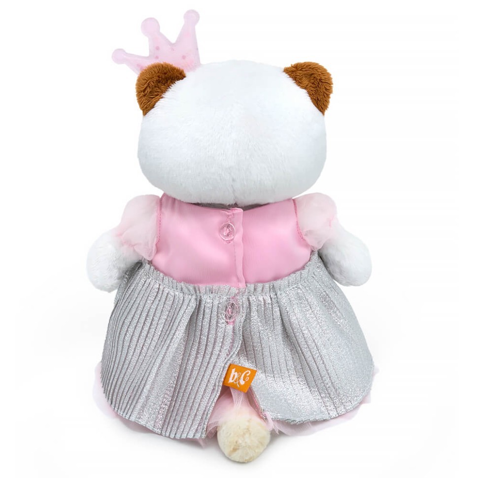 Мягкая игрушка "Кошечка Ли-Ли в платье и с короной" (24 см)