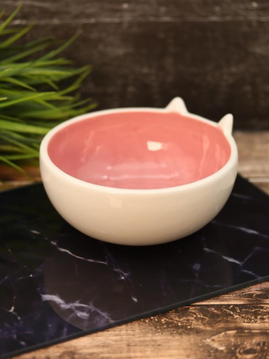 Тарелка керамическая «Happy cat», 14х6,6 см 