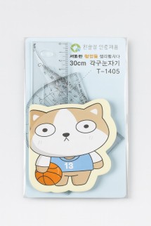 Набор линеек «Sporty cat», grey