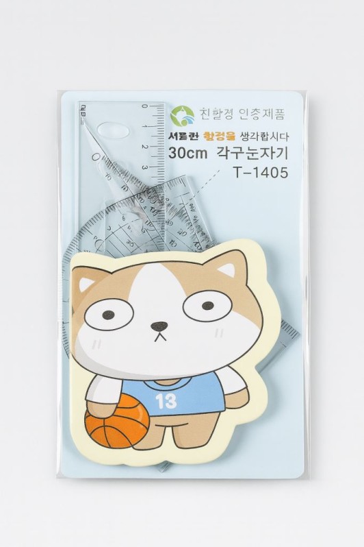 Набор линеек «Sporty cat», grey 