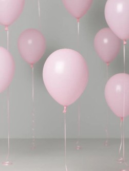 Набор воздушных шаров 10 шт. "Unified joy pack", light pink (25 см)