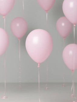 Набор воздушных шаров 10 шт. "Unified joy pack", light pink (25 см)