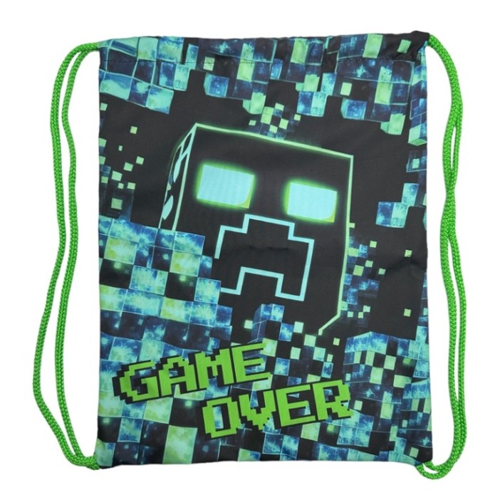 Мешок для обуви &quot;Game over&quot;, полиэстер 210 ден (370*470 мм) 