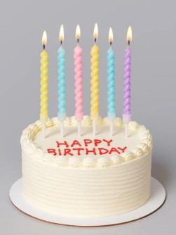 Набор свечей 6 шт. "Pearlescent magic",  (11 см)