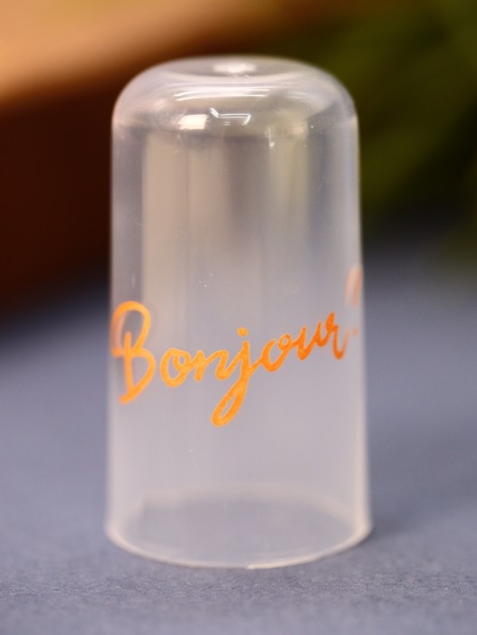Дорожная бутылочка "Bonjour", orange (25 ml) 