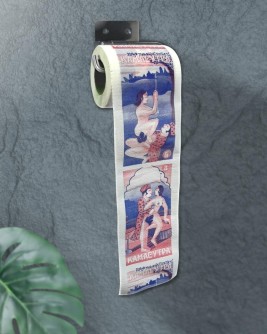 Сувенирная туалетная бумага "Позы любви", двухслойная, 25 м (10х9,5 см)