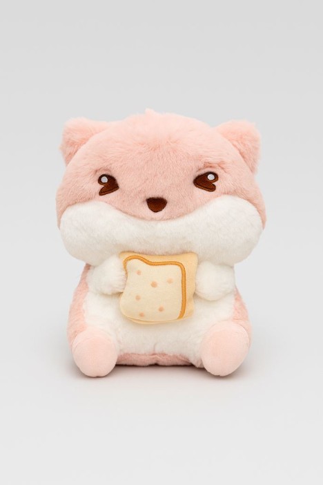 Мягкая игрушка &quot;Hamster breakfast&quot;, pink, 20 см 