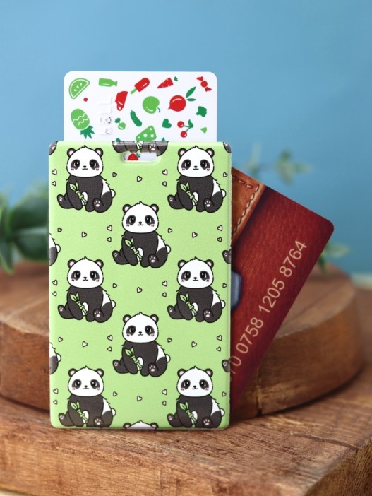 Держатель для карт Аниме «Many panda» (6,5 х 10,4 см) 