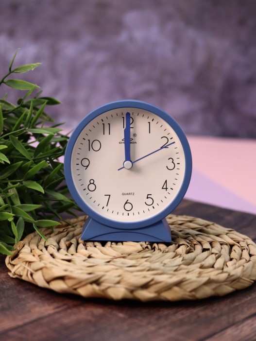 Часы-будильник «Morning mood», blue (11,2х10,5 см) 