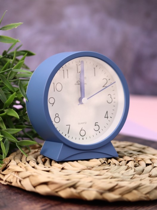 Часы-будильник «Morning mood», blue (11,2х10,5 см) 