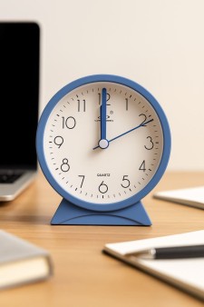 Часы-будильник «Morning mood», blue (11,2х10,5 см)