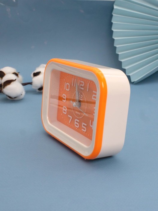 Часы-будильник «Bright rectangle», orange 