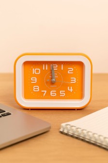 Часы-будильник «Bright rectangle», orange