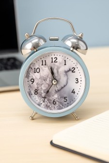 Часы-будильник "Marble", gray