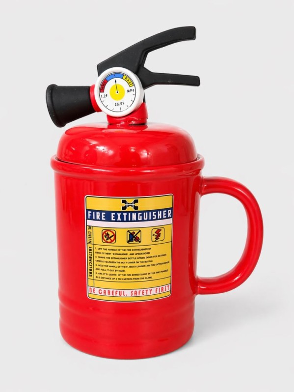 Кружка "Огнетушитель", красная. 