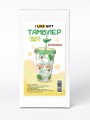 Тамблер iLikeGift "Fruits party Avocado", green (380 ml)