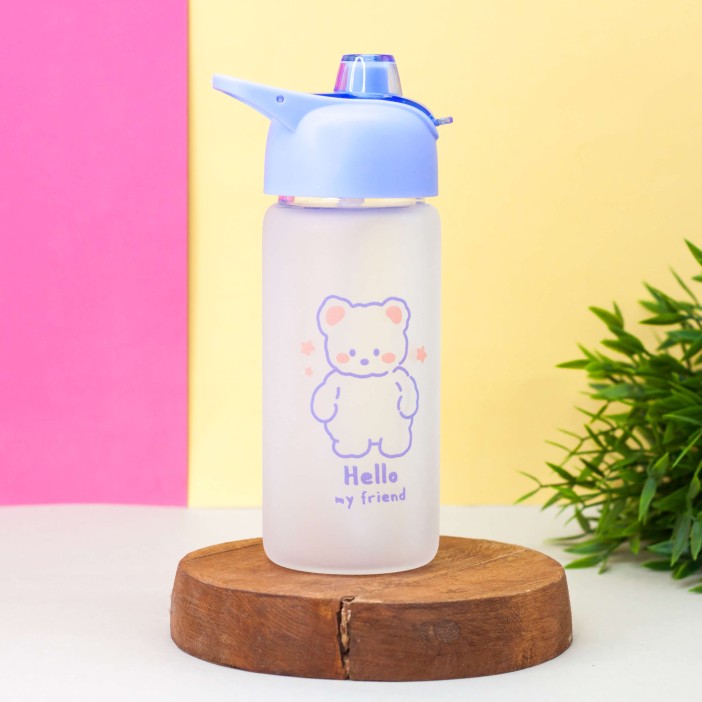 Бутылка "Hello my friend", bear violet (460 ml) 