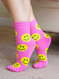 Носки женские "Funny smile", р. 35-40