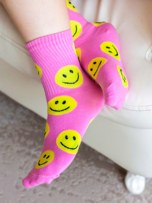 Носки женские "Funny smile", р. 35-40 