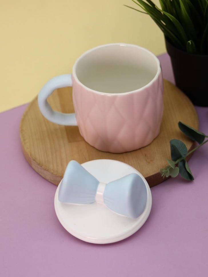 Кружка «Bow», pink (370 ml)