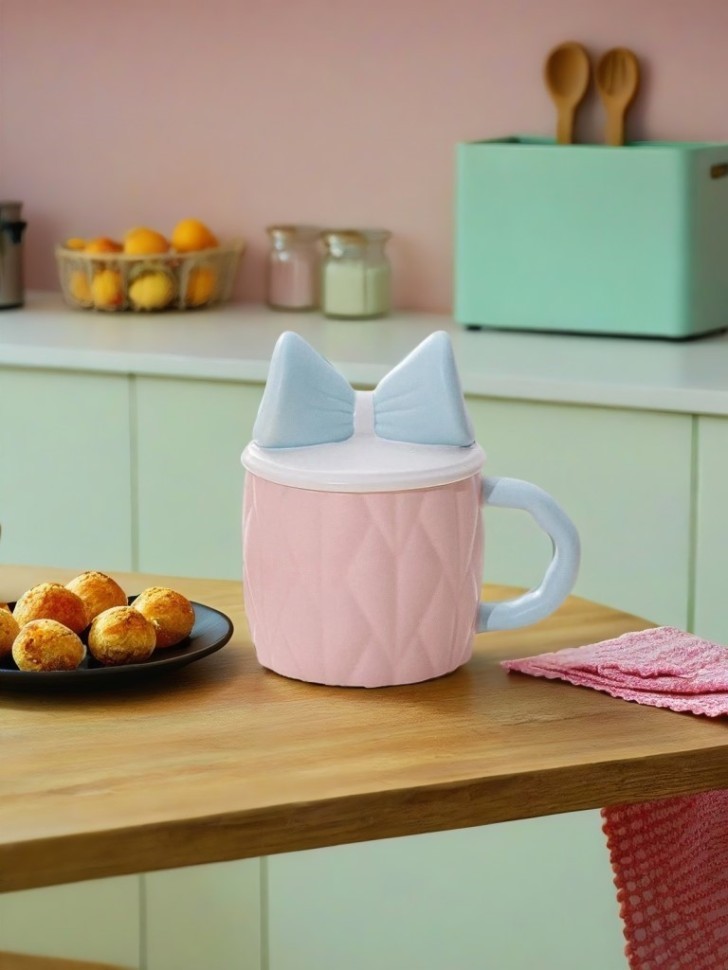 Кружка «Bow», pink (370 ml)