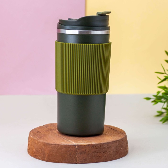 Термокружка "Relief classic", green (450 ml) 