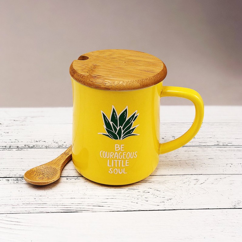 Кружка &quot;Pineapple&quot;, yellow (350ml) 