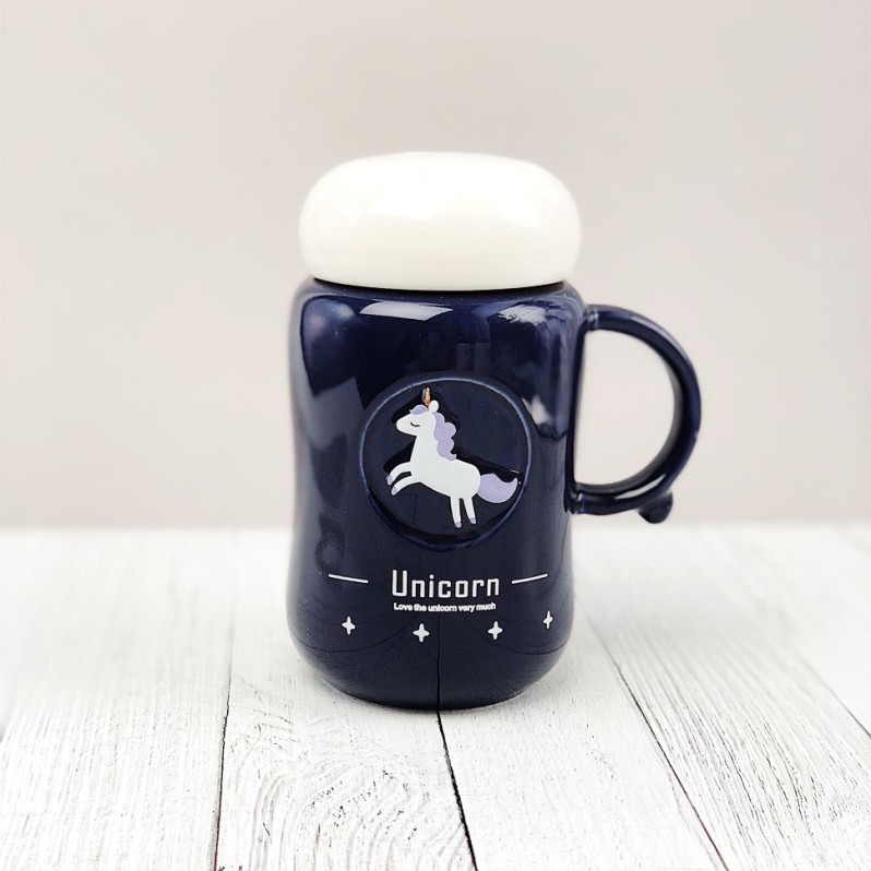 Кружка "Time of unicorns", blue (380ml) 